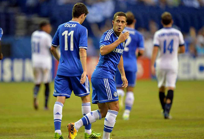 Chelsea will again rely on the creativity of Eden Hazard and Oscar.